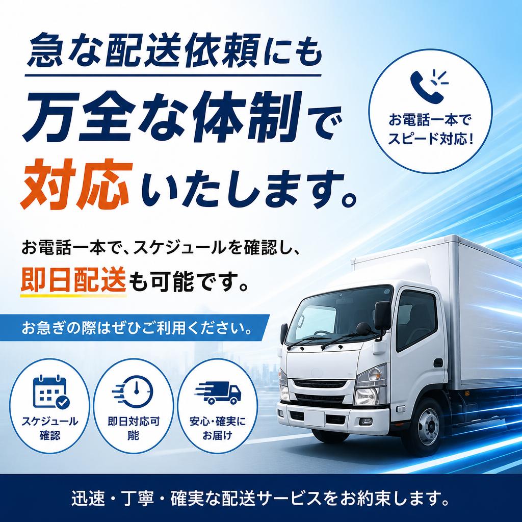 即日対応可能!