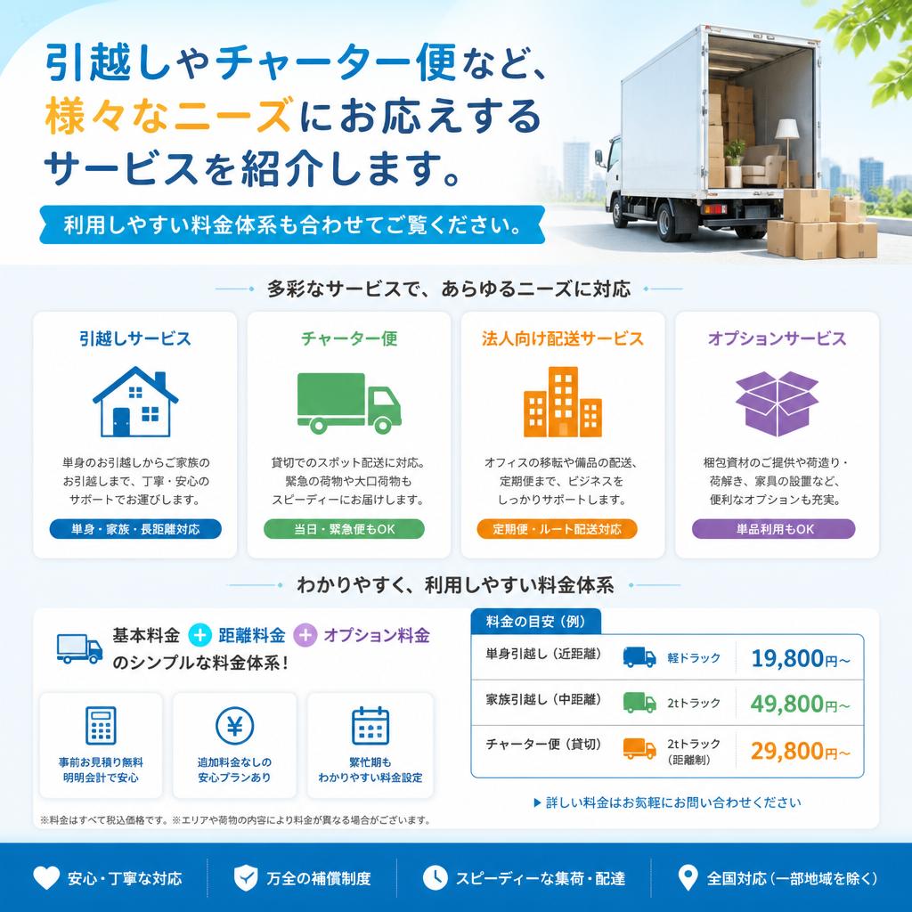 あなたの運を引き寄せる！サービス一覧