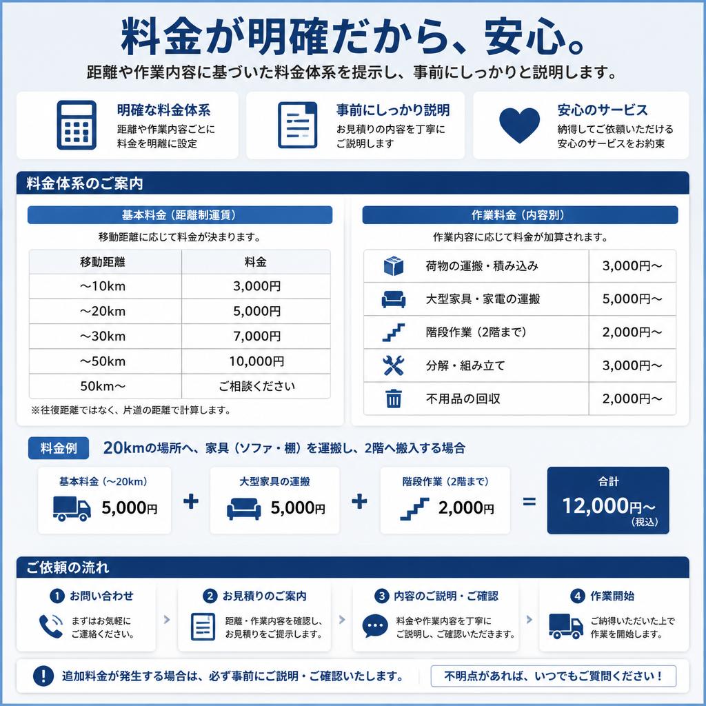 安心の料金体系