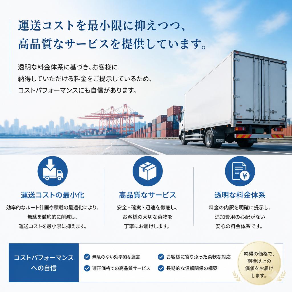コスト効率の良い輸送プラン
