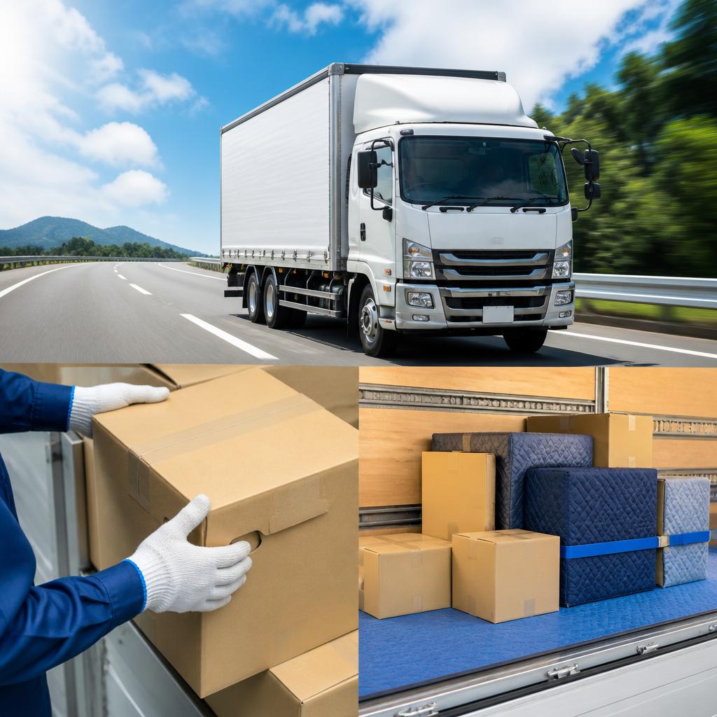 丁寧な荷物の取り扱い