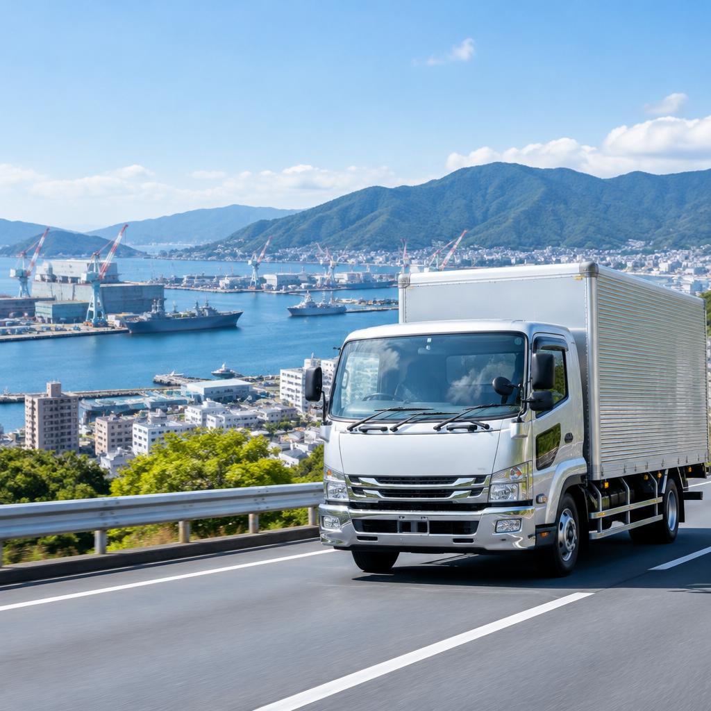 呉市の配送なら「運がいい」へ。安全・丁寧・迅速な運送で、大切な荷物を確実にお届けします。