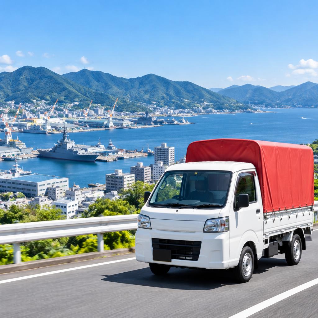 呉市の配送・運送を、もっと安心・もっとスムーズに。急ぎの一件から定期便まで、赤帽 運がいいにお任せください。