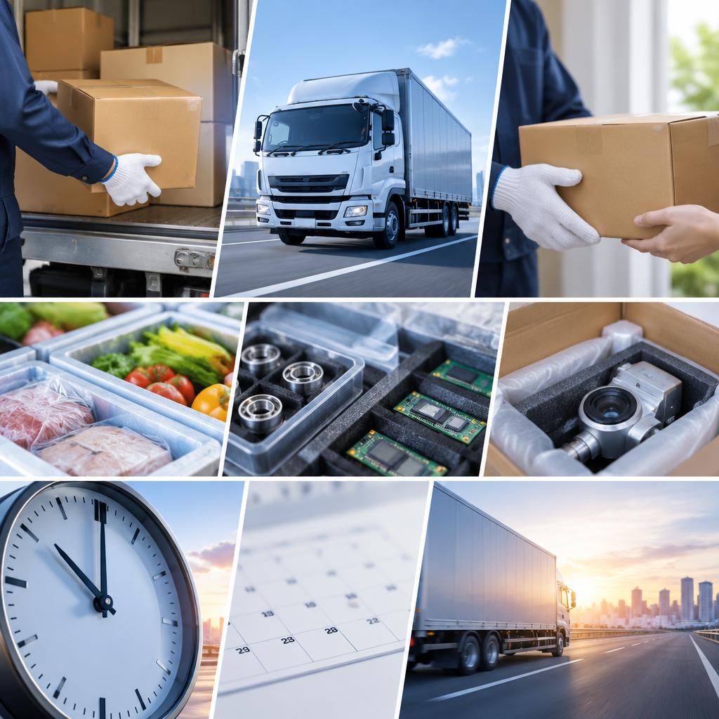 安全運転と丁寧な荷扱いで、大切な荷物を確実にお届け