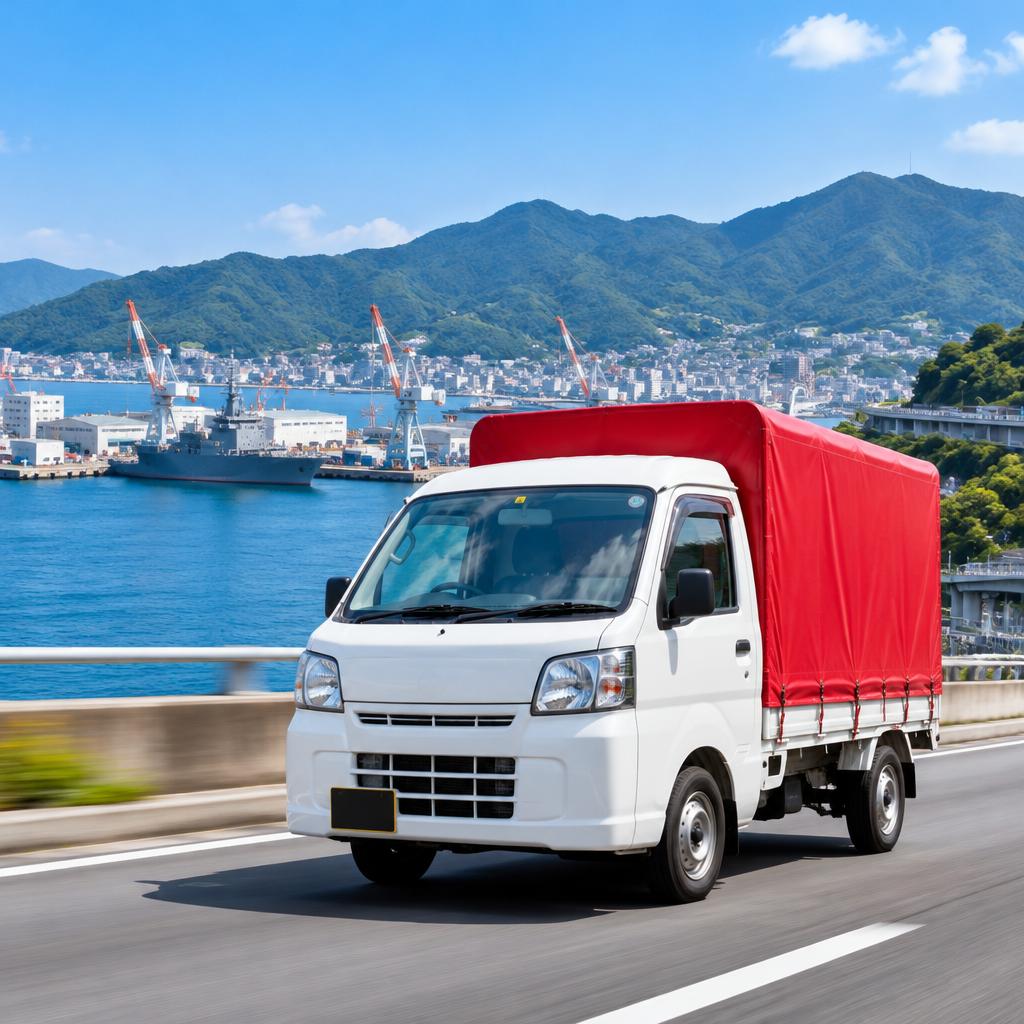 呉市の急ぎの配送なら赤帽 運がいい！スポット便・速達・緊急配送も、大切な荷物をスピーディーにお届けします。