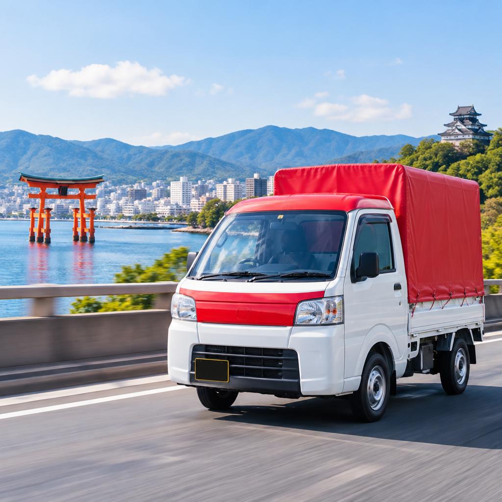 急な企業配送も、必要なときに必要な分だけ。広島のスポット便は「赤帽 運がいい」へ！