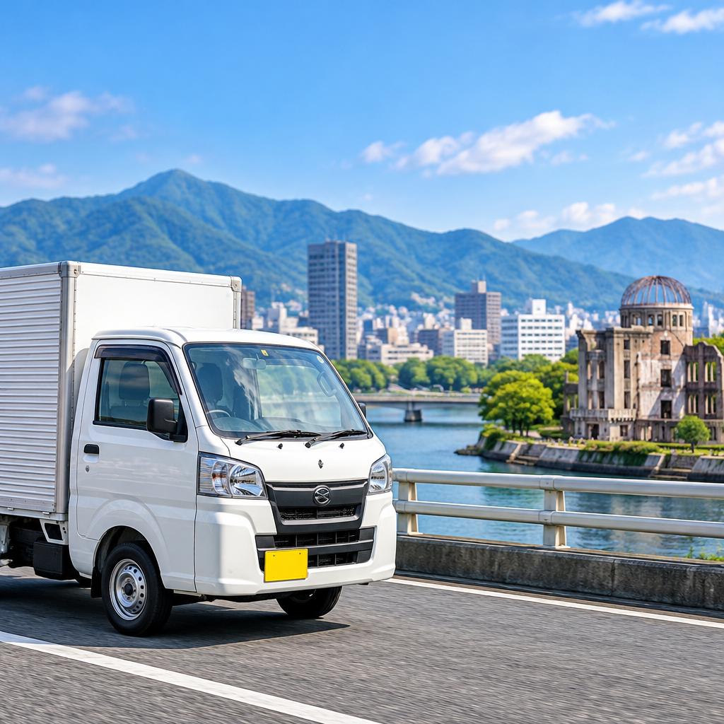 急な企業配送も、必要な時だけ頼める安心を。広島のスポット配送は赤帽 運がいいへ