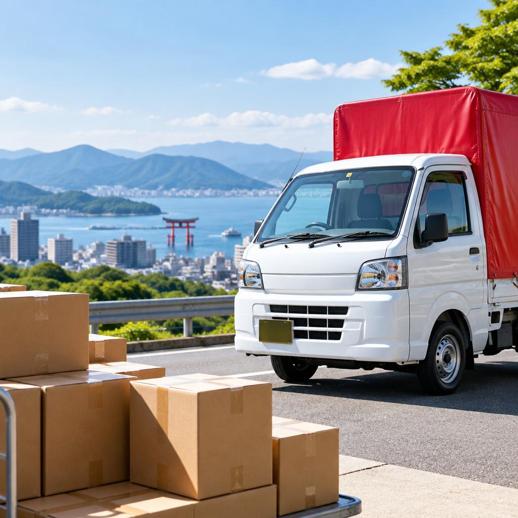 丁寧な配送で、荷物も想いも確実にお届け。広島の運送は「赤帽 運がいい」へ
