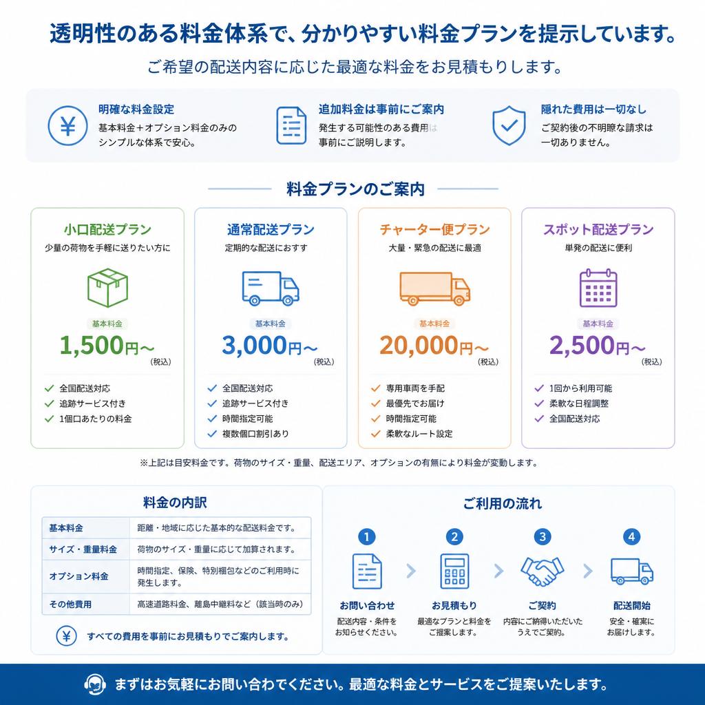 料金プランのご案内