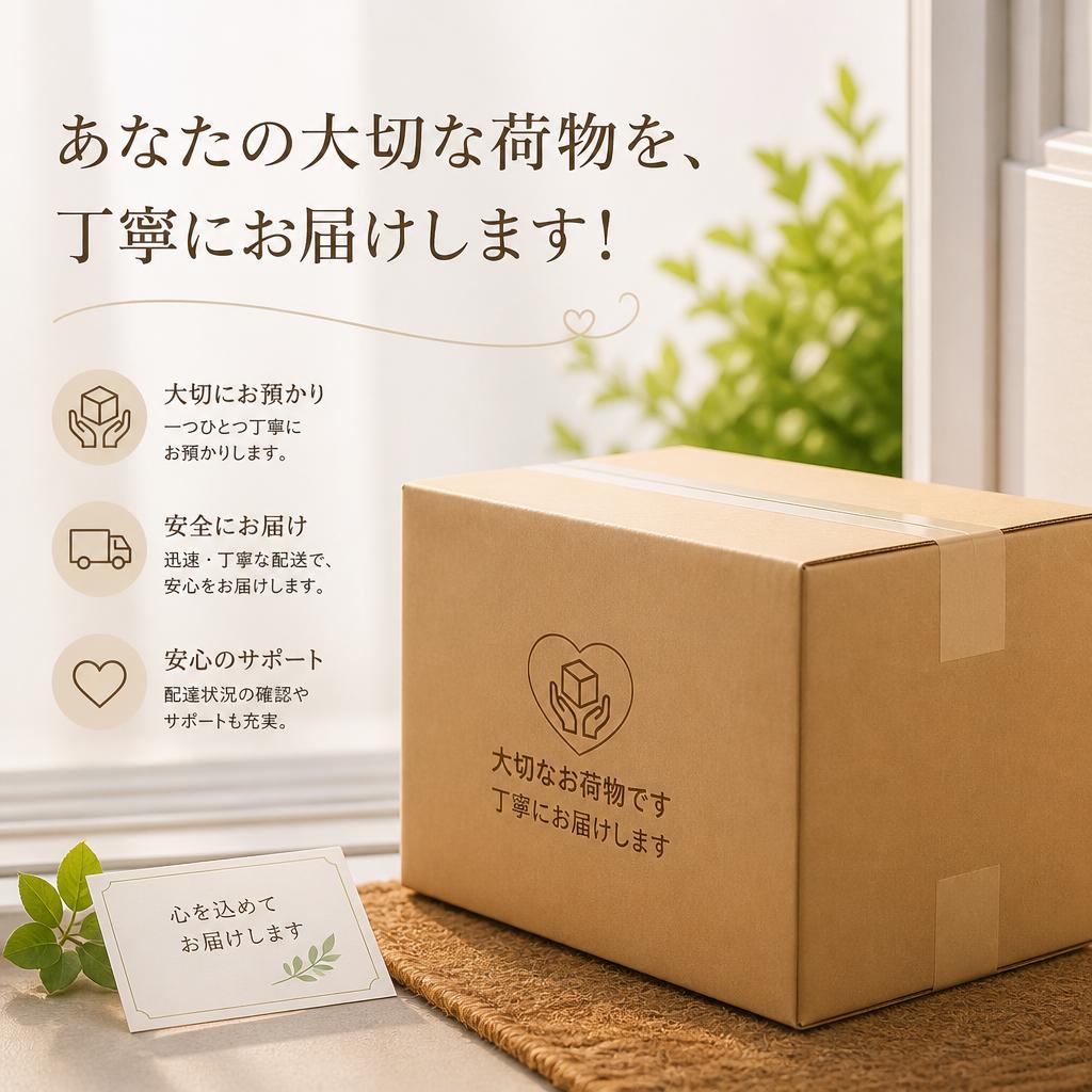 あなたの大切な荷物を、丁寧にお届けします！