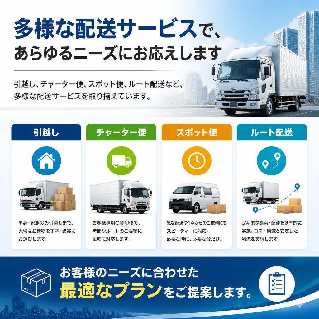 多彩なサービスプランのご紹介