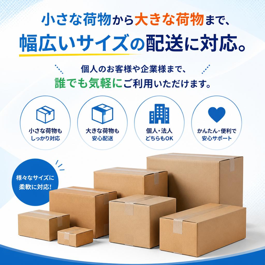 2. 小口配送に最適なサービス