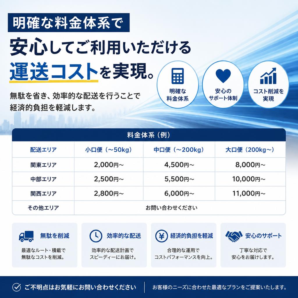 3. 経済的な運送コスト