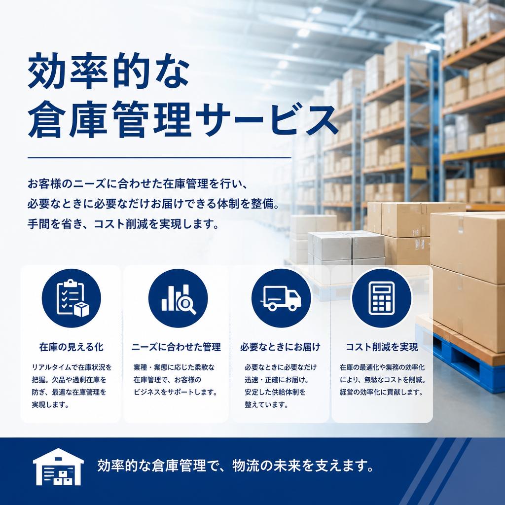 倉庫管理で無駄を省く