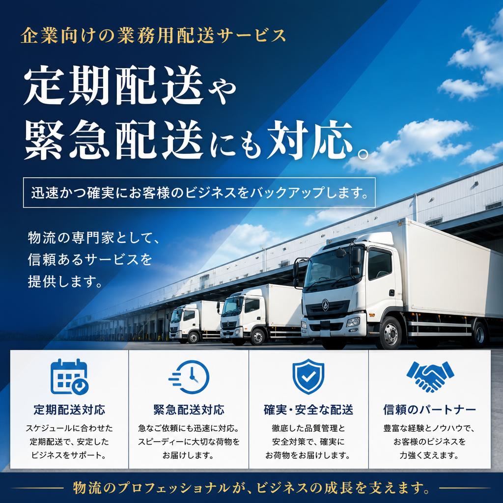 業務用配送 – ビジネスを支える力