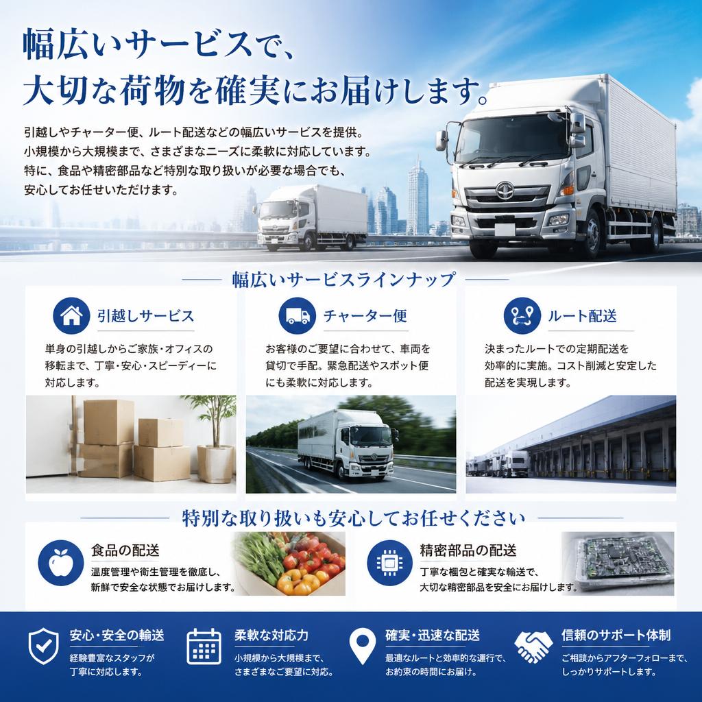 多様なサービス
