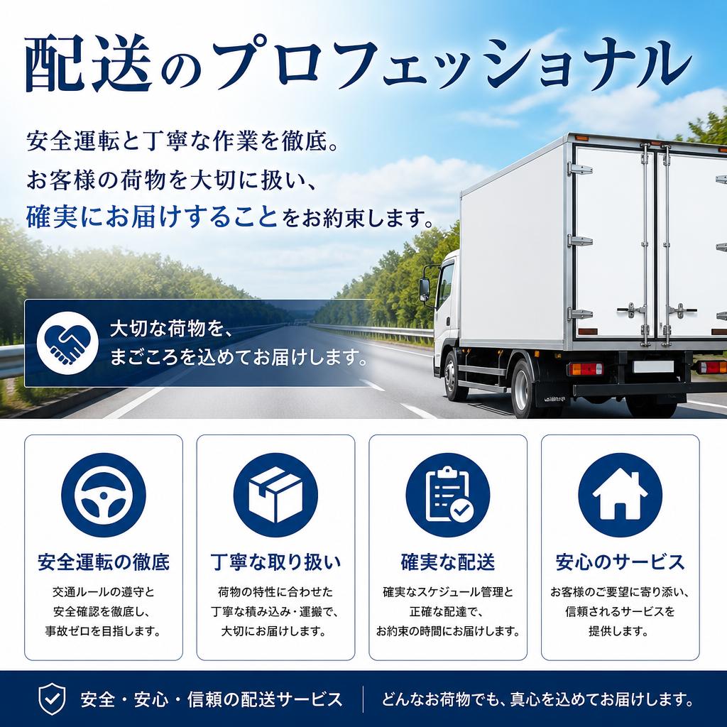 安全運転・丁寧作業の徹底