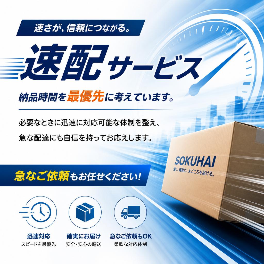 速配サービスで時間を有効活用