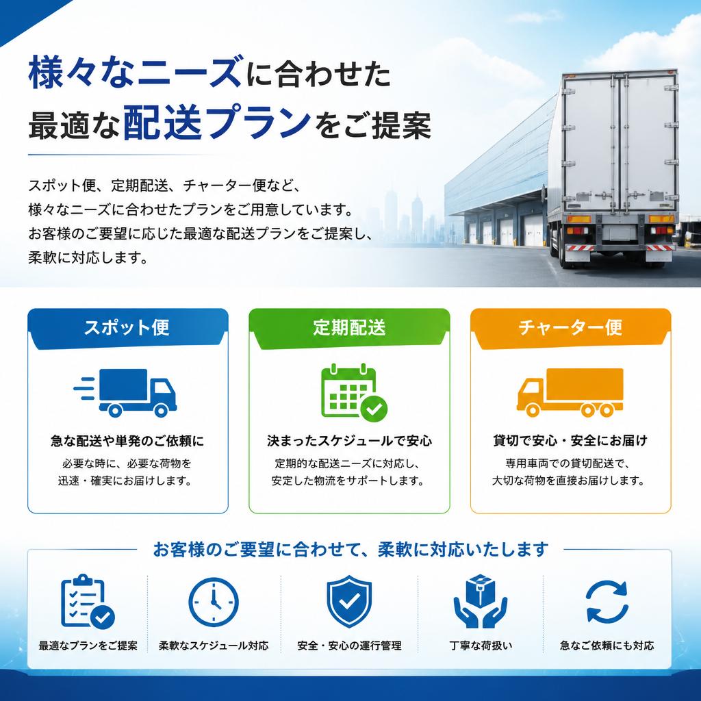 多様なサービスプラン