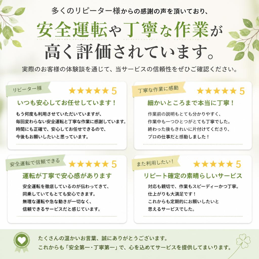 お客様の声をご紹介
