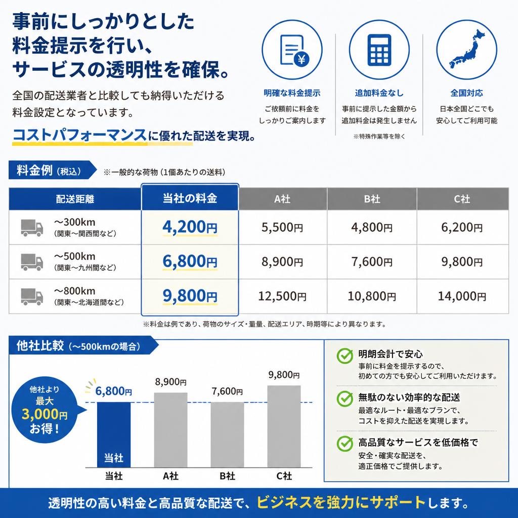安心の料金体系