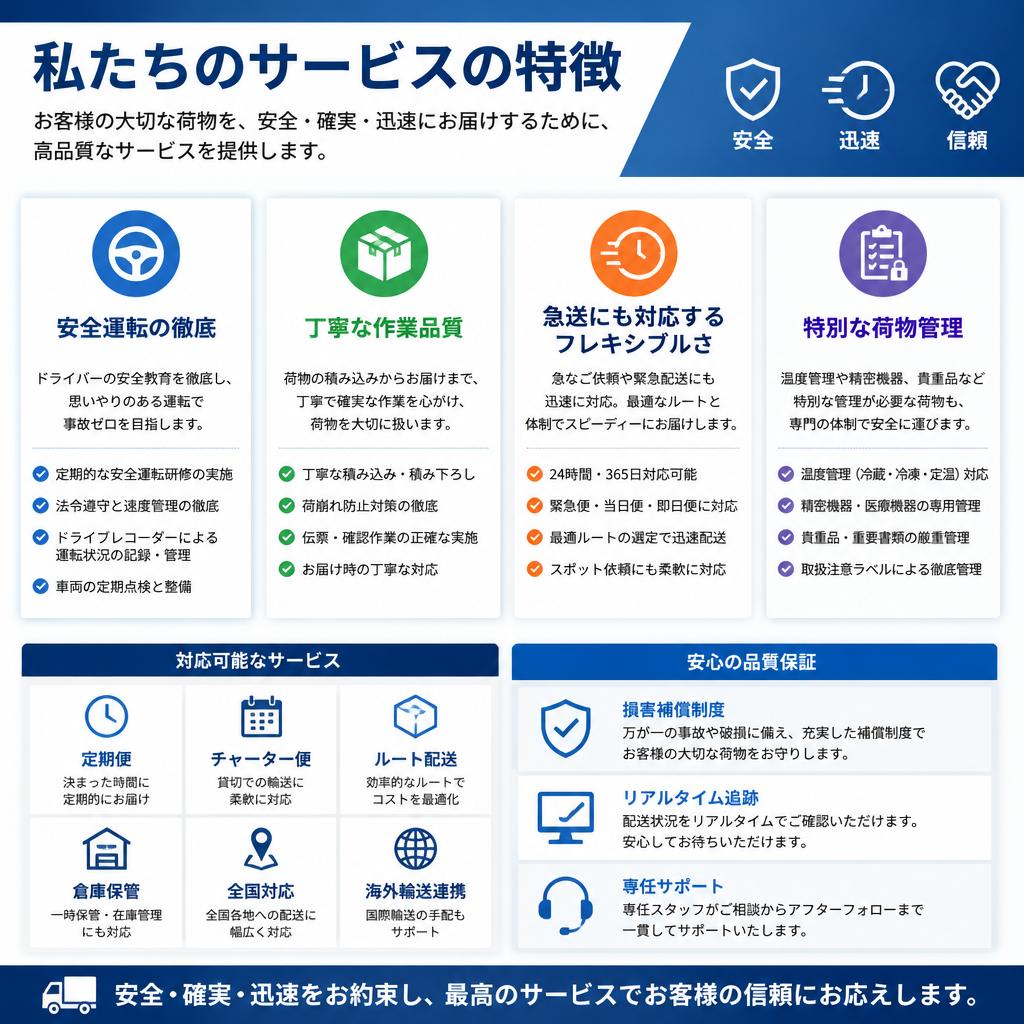 赤帽 運がいいの特長