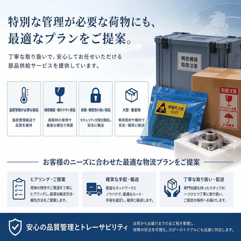 プレミアムな部品供給ソリューション
