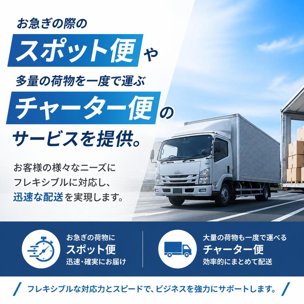 スポット便とチャーター便のポテンシャル