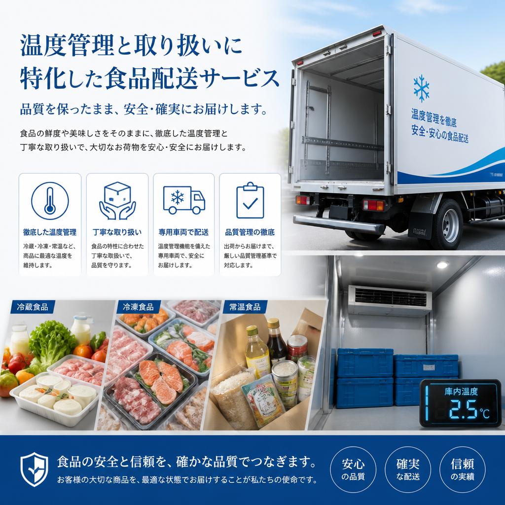 2. 食品配送の専門性
