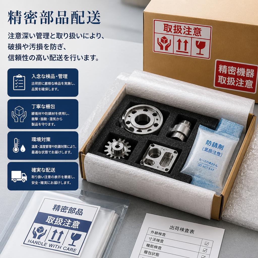4. 精密部品配送の徹底した管理