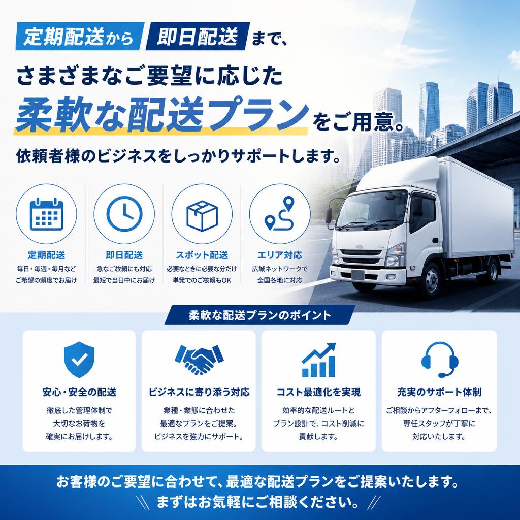 2. 依頼者のニーズに応える多様なサービス