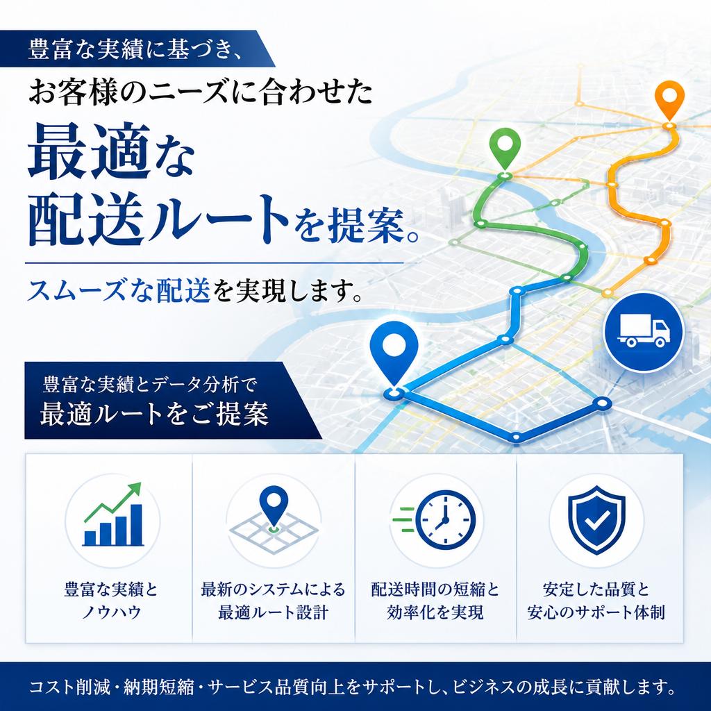 4. 最適な配送ルート提案