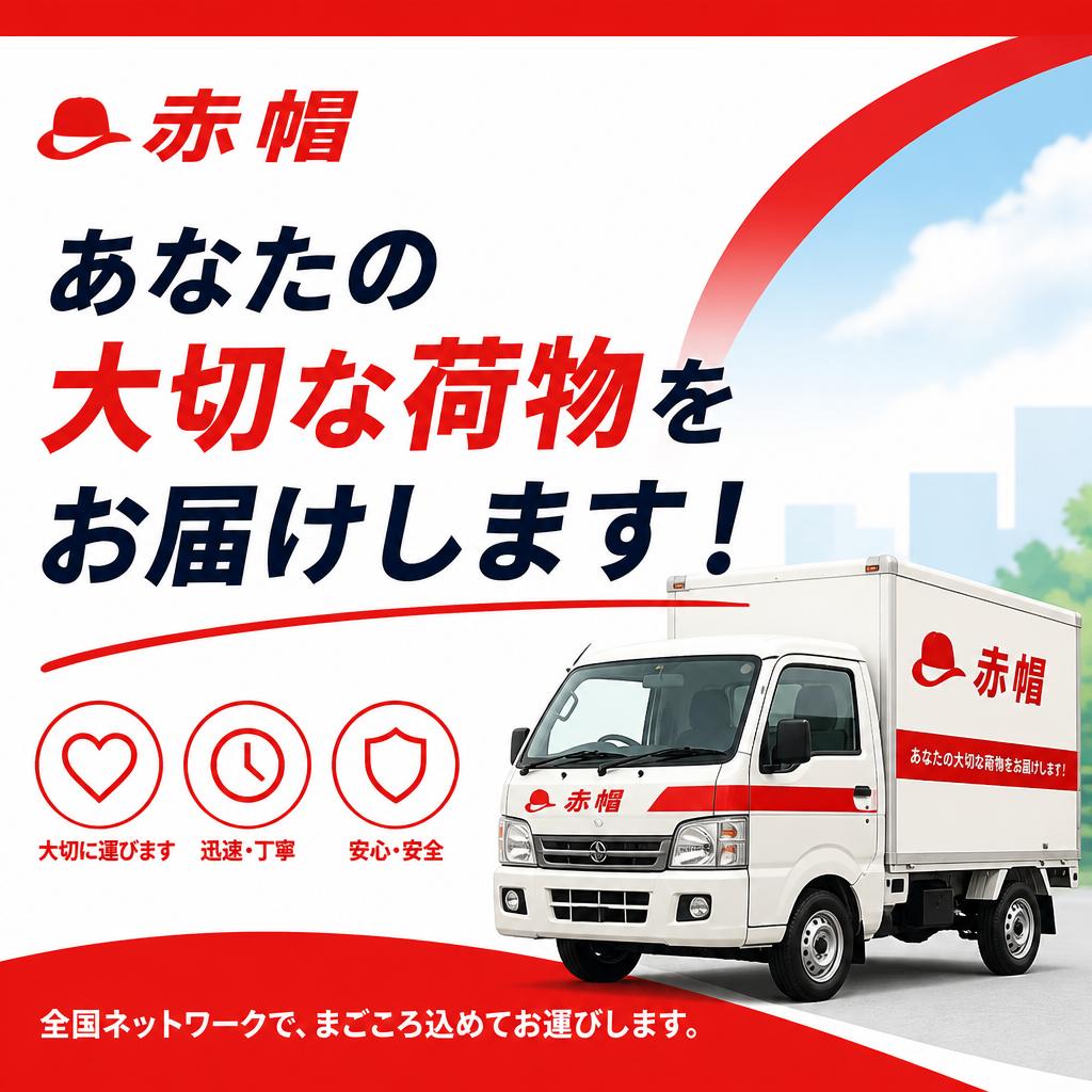 赤帽、あなたの大切な荷物をお届けします！