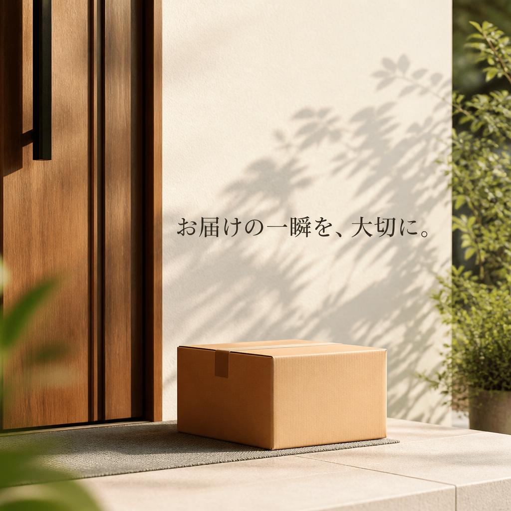 お届けの一瞬を、大切に。