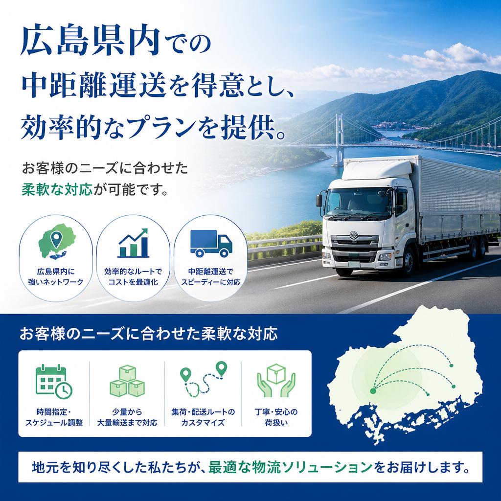 中距離運送の専門性