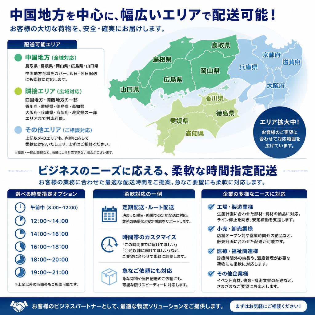 対応エリアと時間