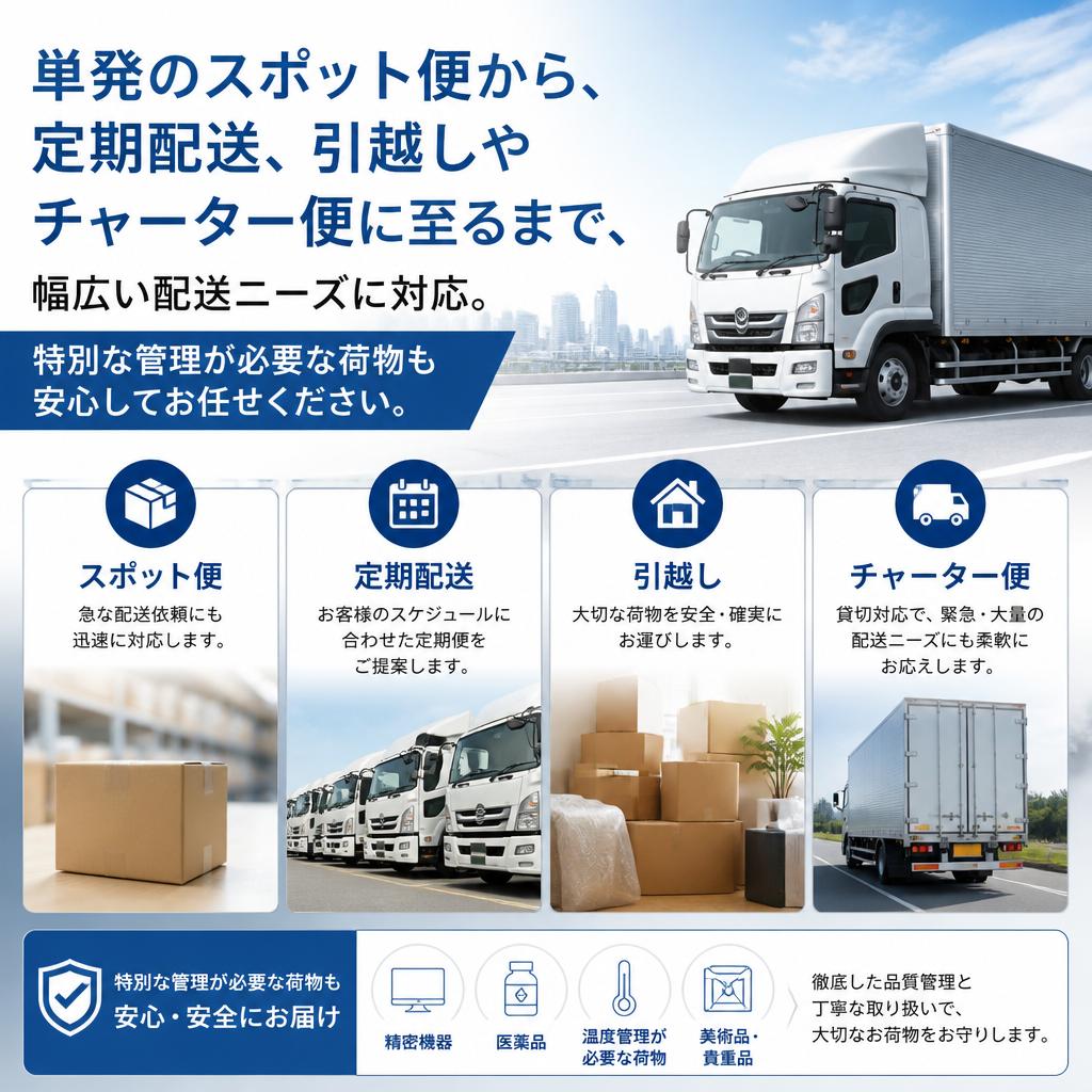 豊富なサービスメニュー
